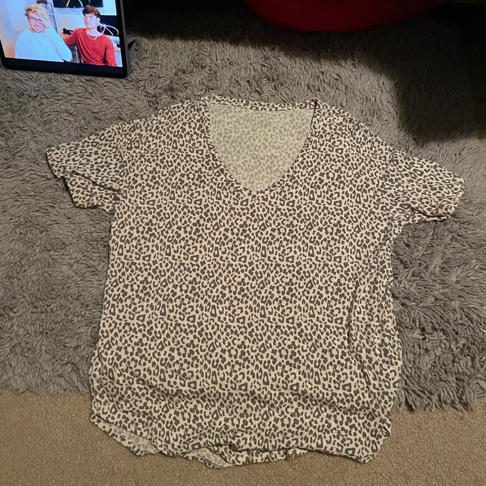 Cheetah print top